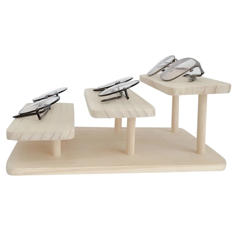 

Solid Wood Glasses Store Tray Storage Rack Eye Display Rack Sunglasses Shelf Sunglasses Frame Bracket Props