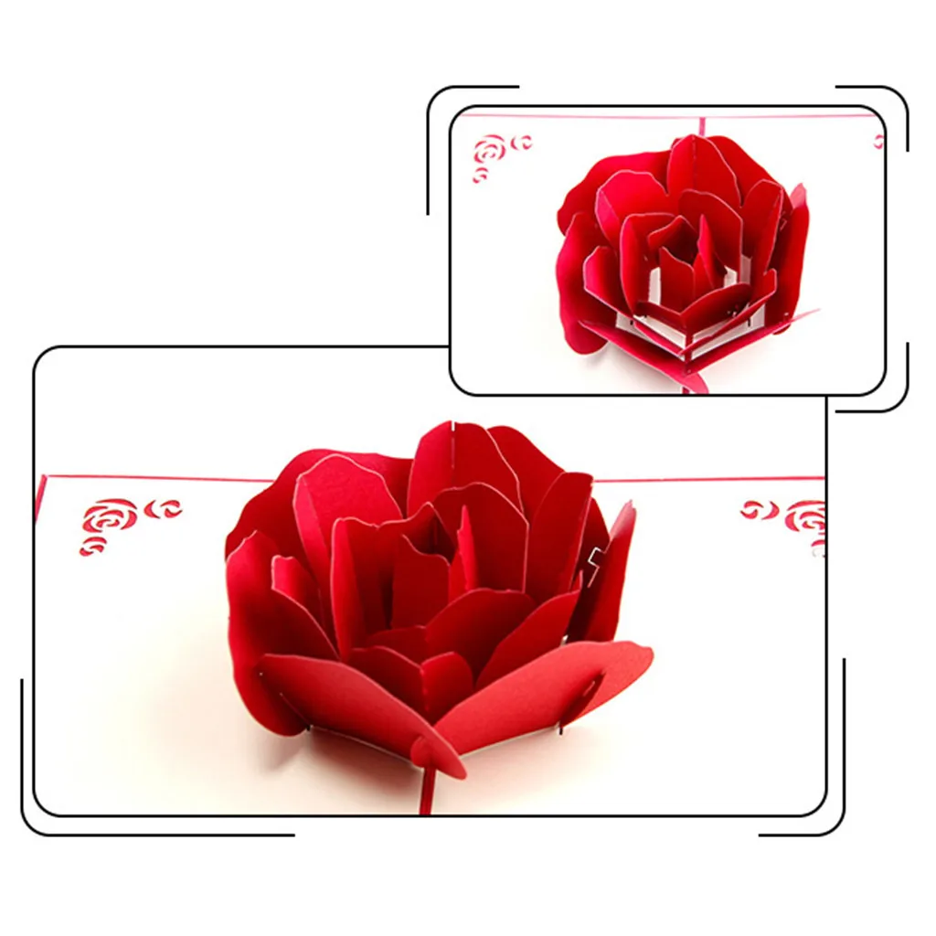 best selling 2020 products 3D Popped Greeting Card Love Romantic Wedding Valentine's Day Gifts Cards support dropshipping | Дом и сад