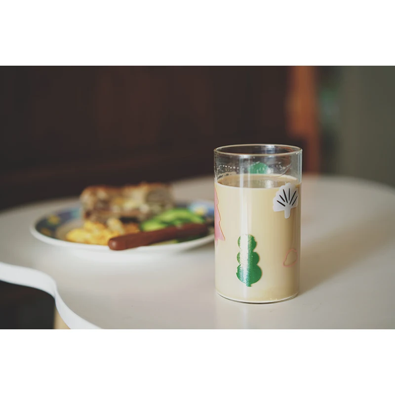 Ультратонкая термостойкая стеклянная чашка для молока креативные кофейные