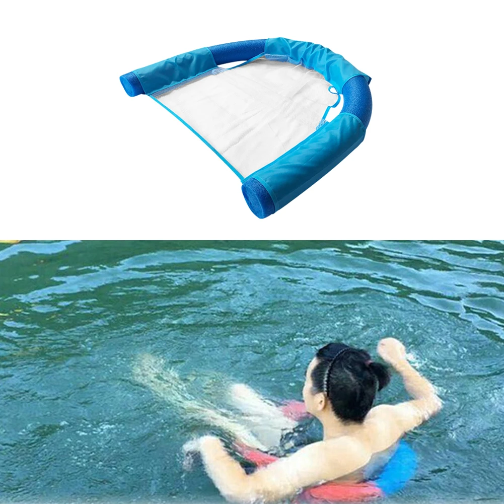 

Floating Water Hammock Float Lounger Floating Toys Inflatable Floating Bed Chair Swimming Pool Foldable Inflatable Hammock Bed
