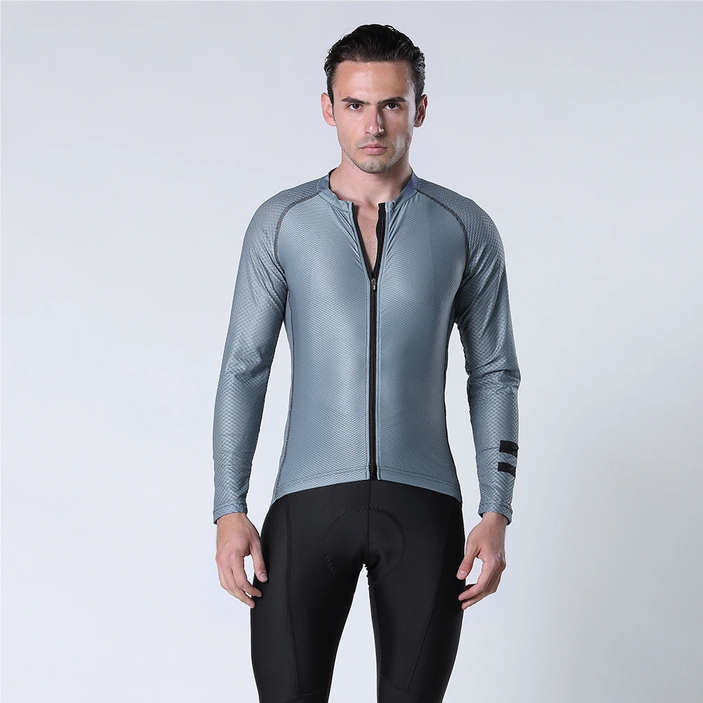 

LUBI 2021 Summer Long Sleeves Cycling Jersey Man Mountain Bike Clothing Quick-Dry Racing MTB Bicycle Clothes Uniform Breathable