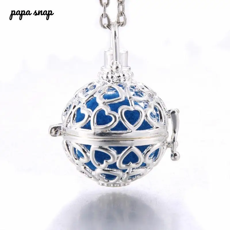 Яркий диффузор для ароматерапии в форме сердца ожерелье ювелирные изделия духи