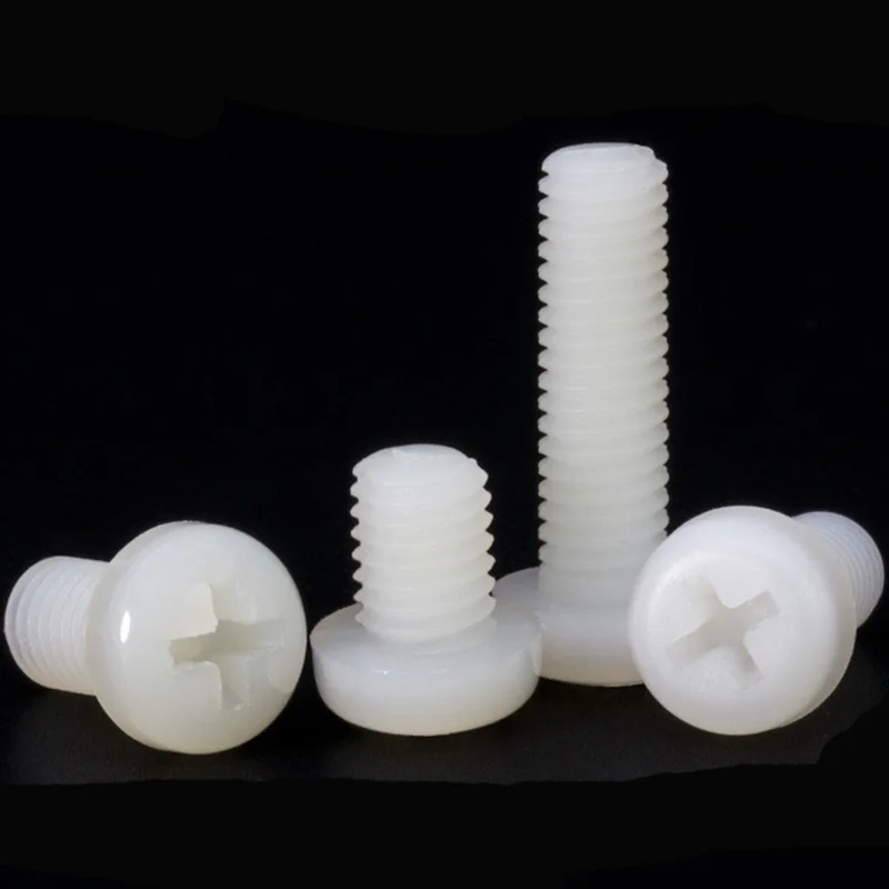 Нейлоновые круглые болты phillips M2/M2.5/M3/M4/M5/M6/M8/M10
