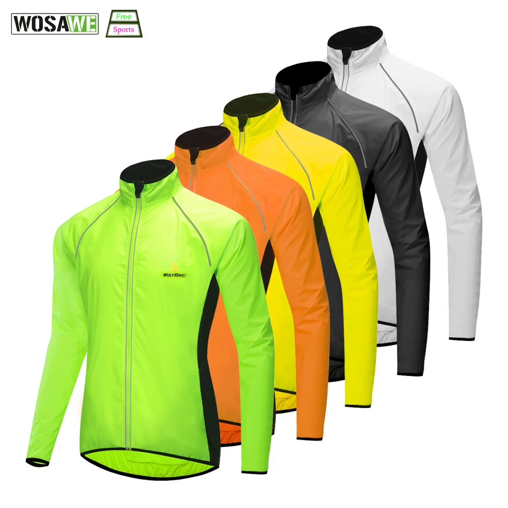 Светоотражающие велосипедные куртки WOSAWE для мужчин и женщин Спортивная