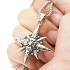 Мужская мода, морская звезда Северной Звезды, искусственная нержавеющая сталь