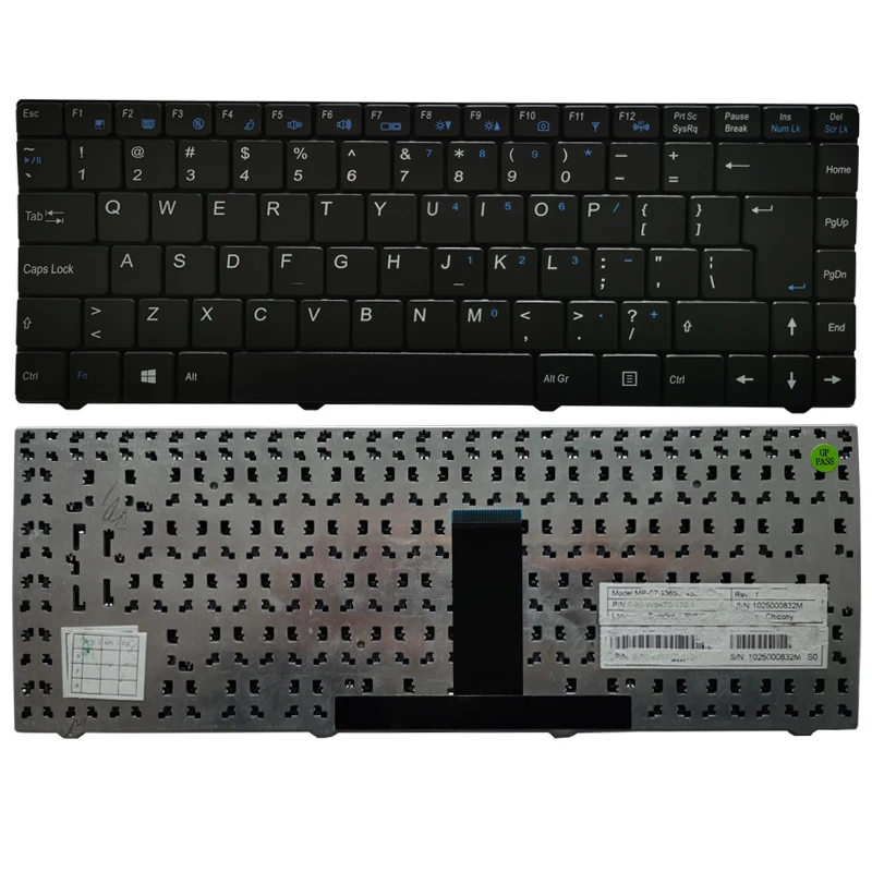 

Новая клавиатура для ноутбука CLEVO W84 W840T M4121 W840 W830 W84T0