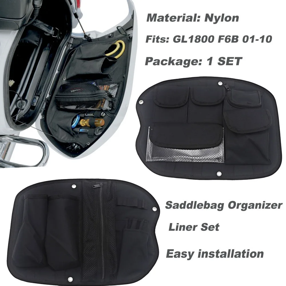 

Motorcycle Trunk Lid Organizer Bag Tool Bags Case For HONDA Golden Wing GL1800 GL 1800 F6B 2001-2010 Tool Bags Case inner bags