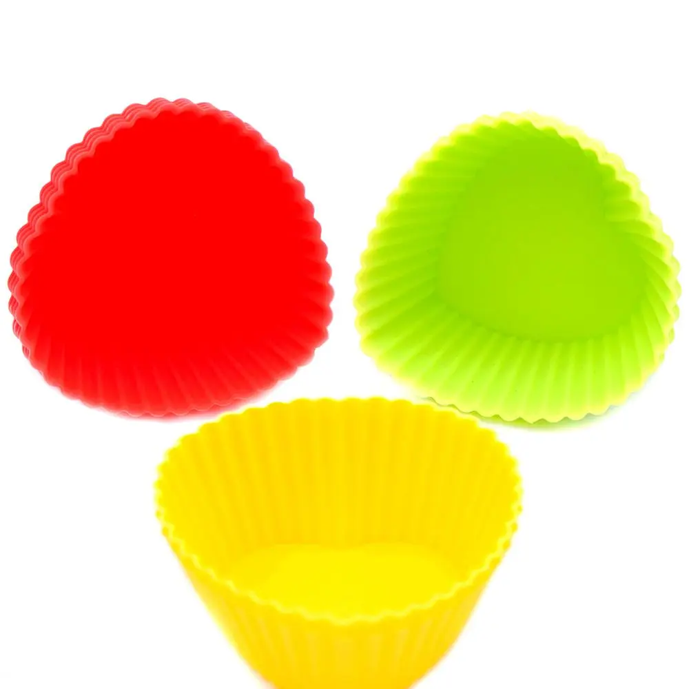 Фирменная Новинка 7 см силиконовая форма для выпечки чашки кекс многоразовые