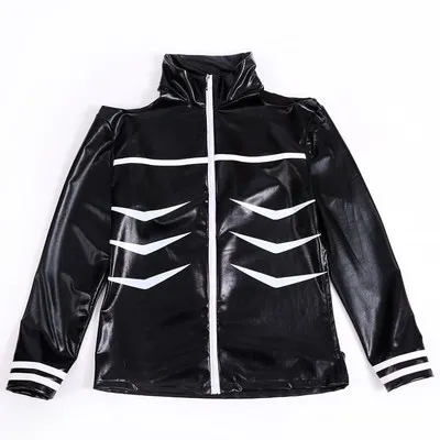 Черная толстовка с капюшоном Kaneki Ken из аниме Токийский Гуль свитер для косплея