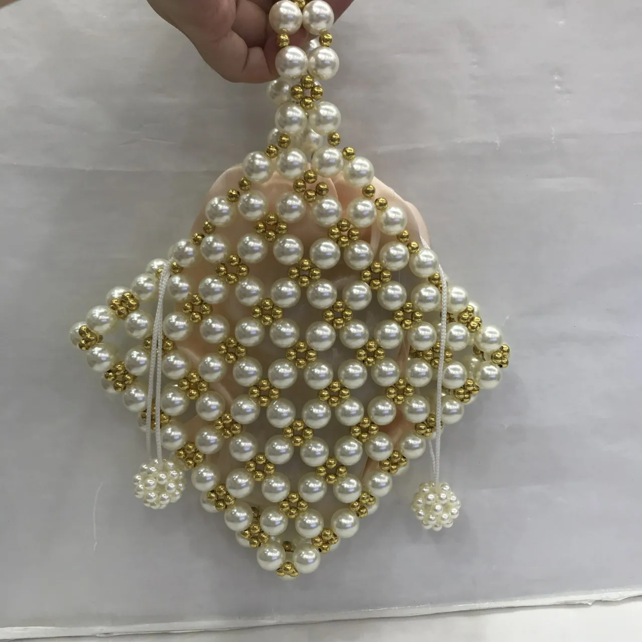 Роскошные брендовые дизайнерские сумки призматический квадратный жемчуг