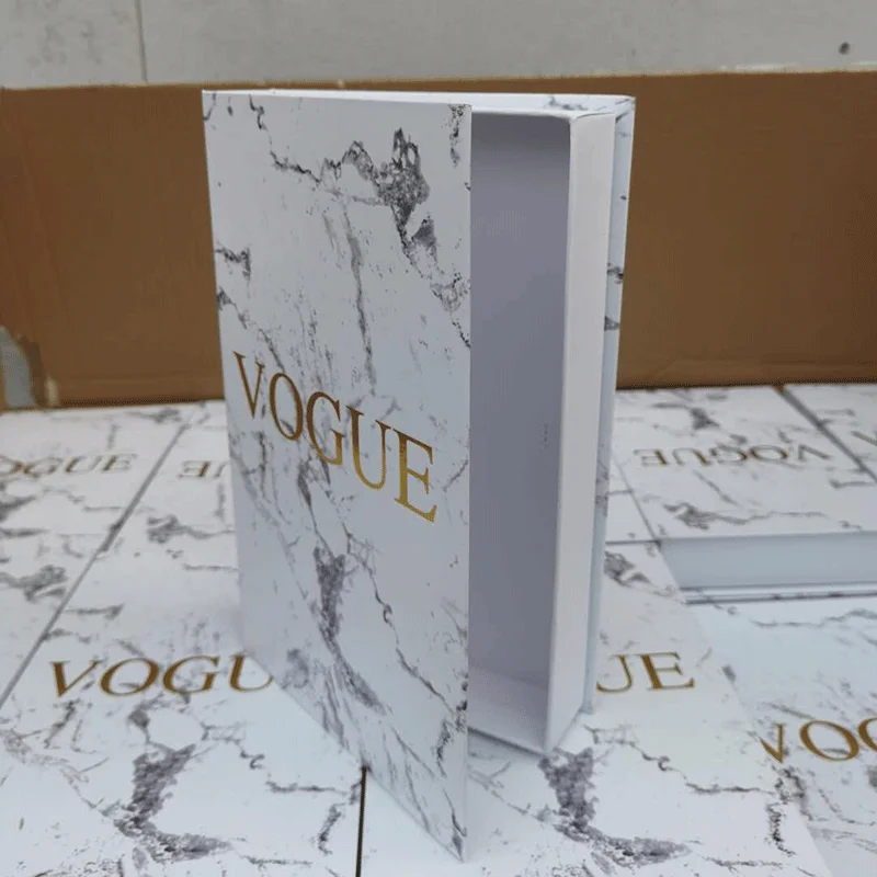 

VIPOpenable Fake Book Box Fashion Brand Home Foldable Simple Modern Soft Decoration Hotel Study Room Store