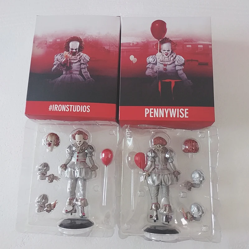 Новая версия статуя Стивена Кинга со сменной головой фигурка игрушка ужас