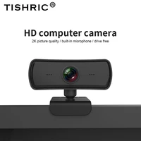 tishric pc03 usb webcam 2k 400w hd 2560x1440 pixel 1080p autofocus camera web pc for remote video conferencing