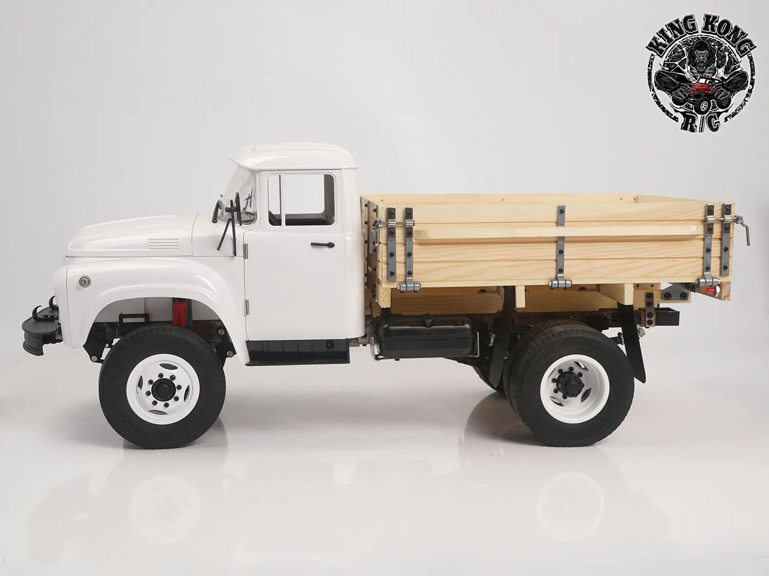Набор металлических шасси для трактора Kingkong RC 1/12 ZL-130 II 4x2 с деревянной кроватью