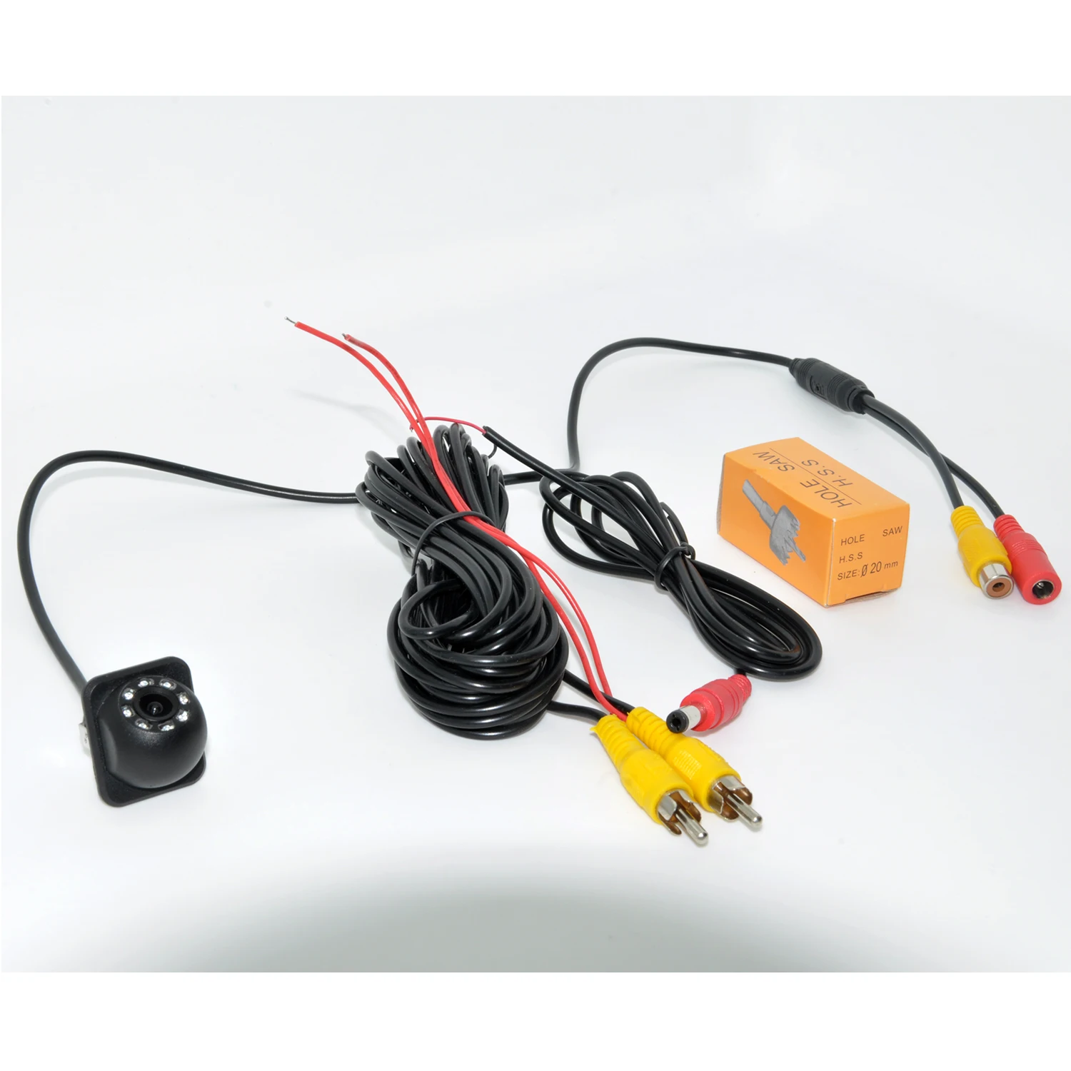 Камера заднего вида автомобильная 8 светодиодный ccd ночная широкоугольная камера