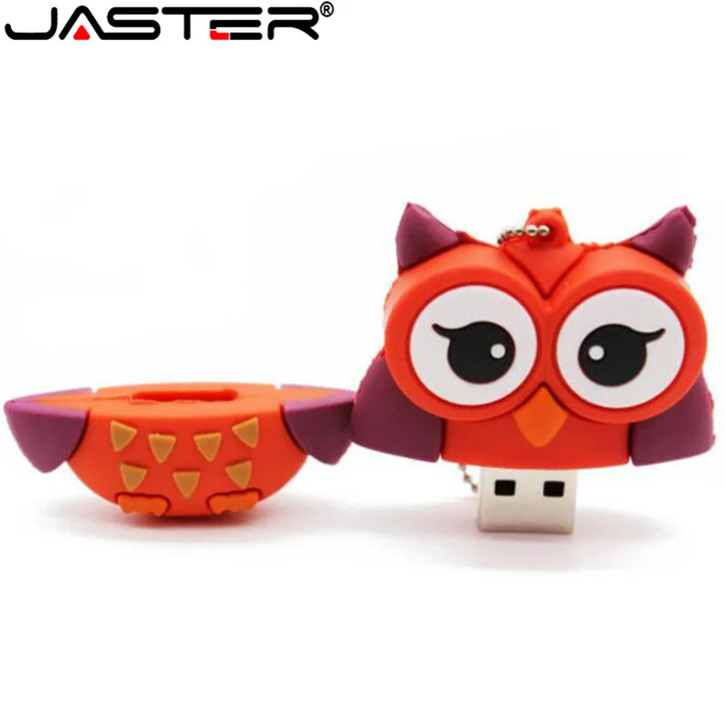 JASTER Горячая Мода мини животное сова пчела Пингвин лиса USB 2 0 Внешний накопитель 4