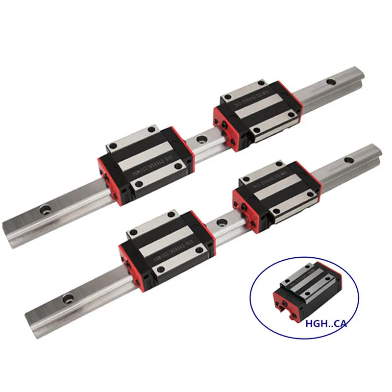 Квадратные линейные направляющие HGR20 1150/1200/1250 мм с HGH20CA + SFU1605 шариковый винт BK/BF12