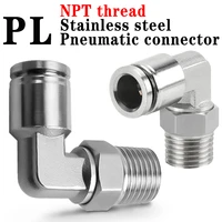 american standard npt thread 304 stainless steel pl pneumatic quick coupling external thread quick coupling 18 14 38 12