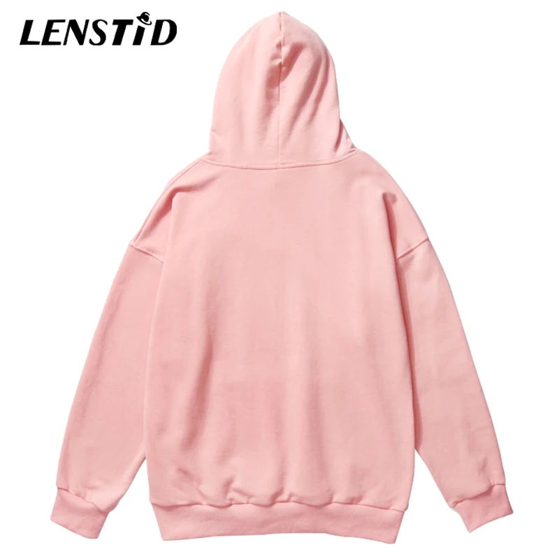 Мужские пуловеры LENSTID в стиле хип-хоп толстовки с принтом медведя черепа