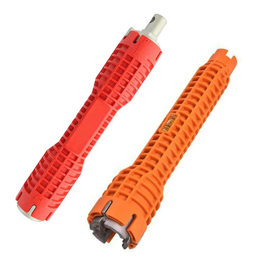 

Инструмент для установки нового смесителя и раковины, сверхдлинный инструмент для дизайна, гаечные ключи оранжевого цвета