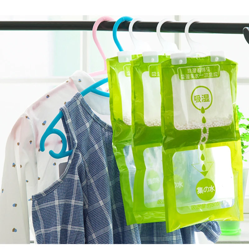 

Wardrobe Absorbent Bag Hanging Drying Agent Dehumidifier Bags Family Use Drying Absorbent Bag Efficient Moisture Absorbers