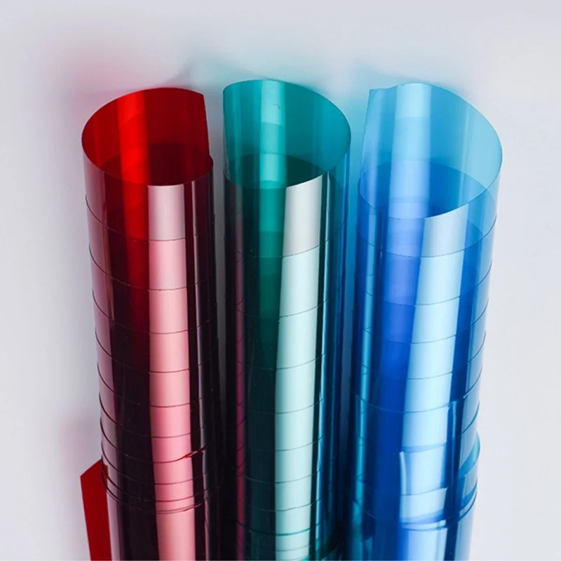 Цветная стеклянная наклейка 40 см х 1 м самоклеящаяся Взрывозащищенная