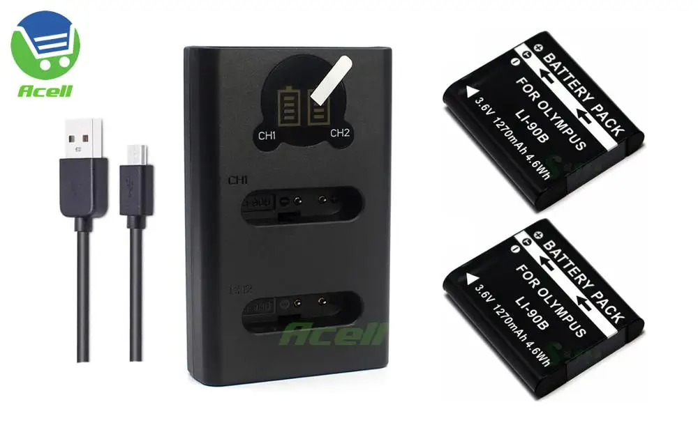DB-110 Аккумулятор для камеры RICOH GR III GR3 GRIII G900 G900SE WG-6 WG6 - Цвет: 2Battery 1Bi-Charger