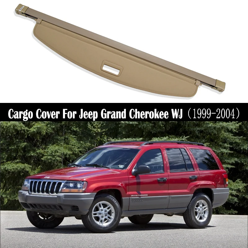 Задний грузовой Чехол для Jeep Grand Cherokee WJ 1999 2000 2001 2002 2003 2004 privacy Trunk Screen Security Shield shade