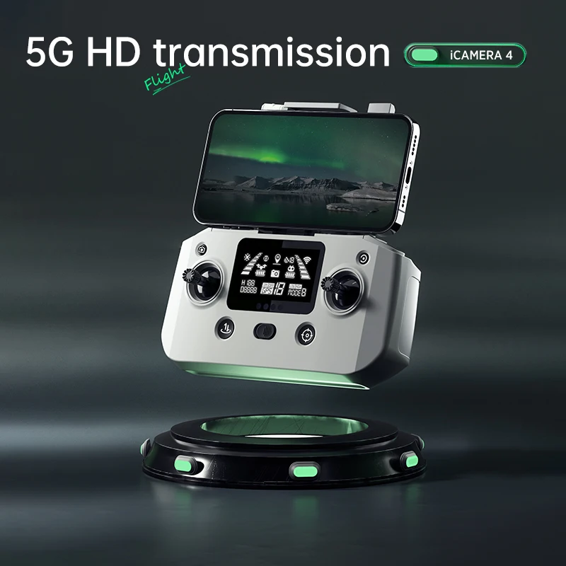2021 Новая камера HR i 4 дрона 8K HD Двойная 5G GPS бесщеточный трехосевой механический