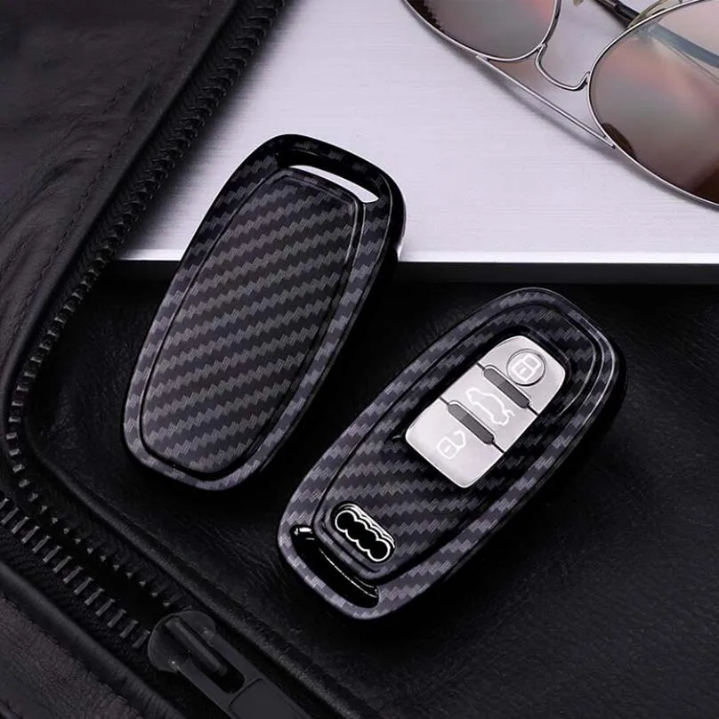 Чехол для ключей высокого качества чехол из поликарбоната и ТПУ Audi A1 A3 A4 A5 A6 A4L A6L Q3