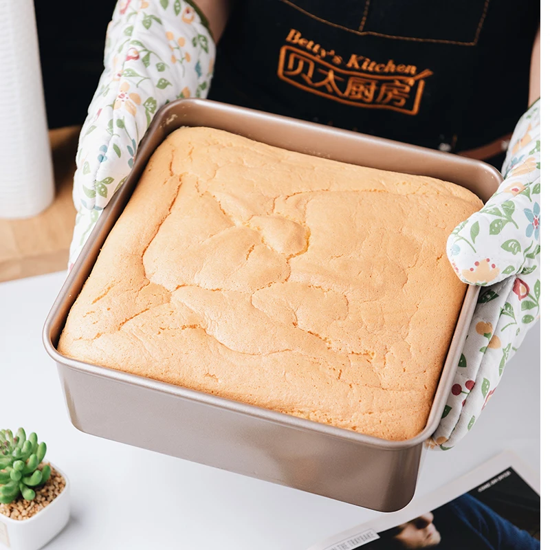 Bakerdream 8 5/9 5 дюйма Квадратные сковороды для торта со съемным дном антипригарная