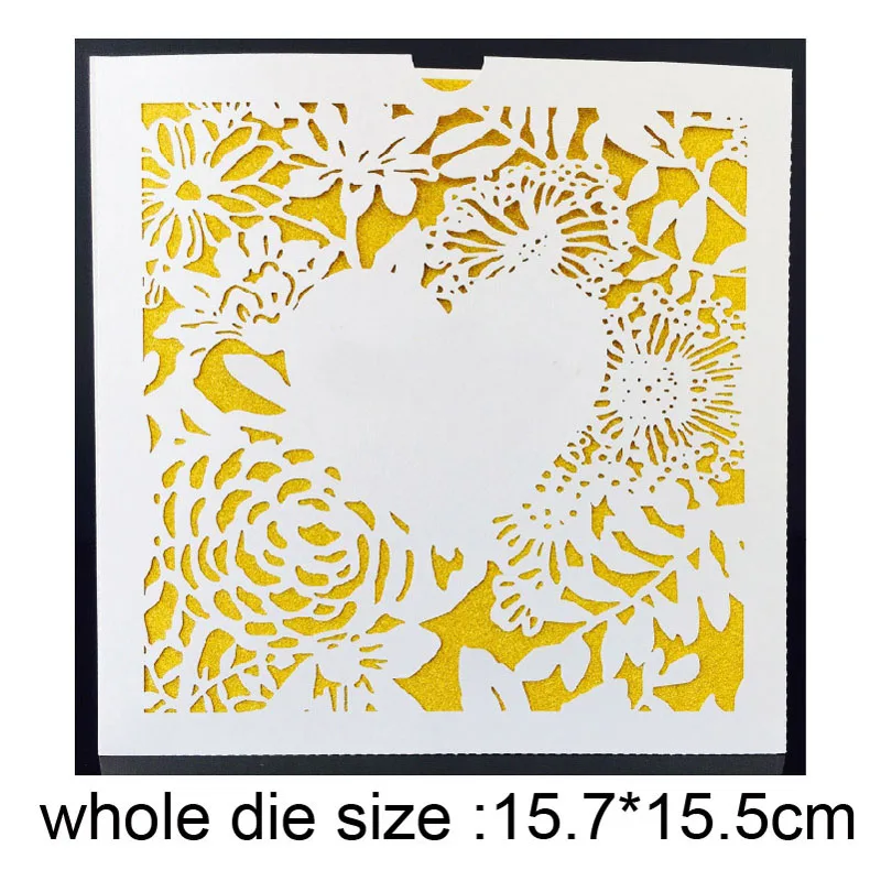 

Customized Dies Flower Leaf Heart Frame Metal Cutting Dies DIY Scrapbooking Dies Embossing Dies Craft Card Making Stencils Dies