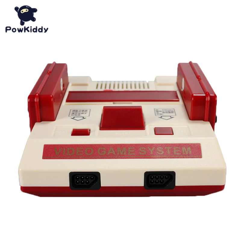 Беспроводная игровая консоль Powkiddy D101 HD 4K Home TV NES ностальгическая FC красно-белая