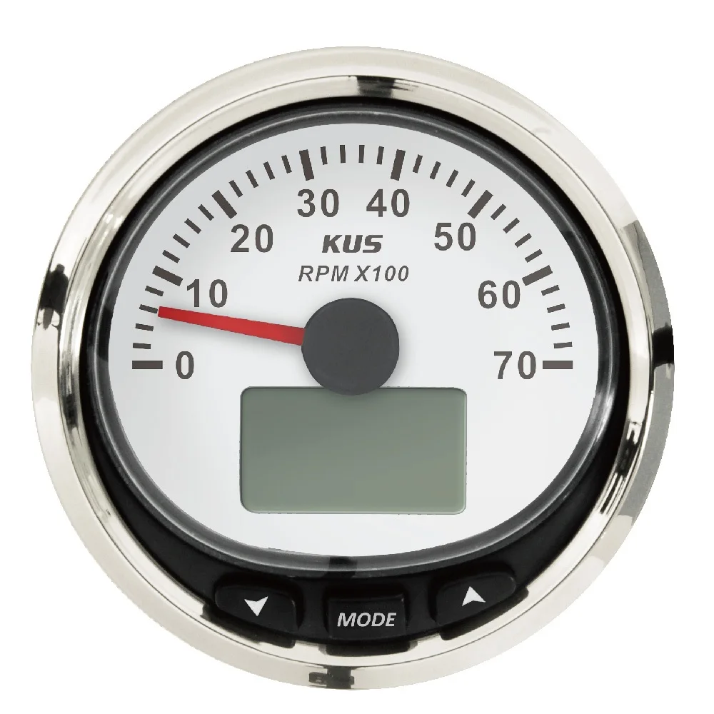 KUS NMEA2000 dn85 мм Тахометр генератора с многофункциональным дисплеем 0 7000 об/мин для