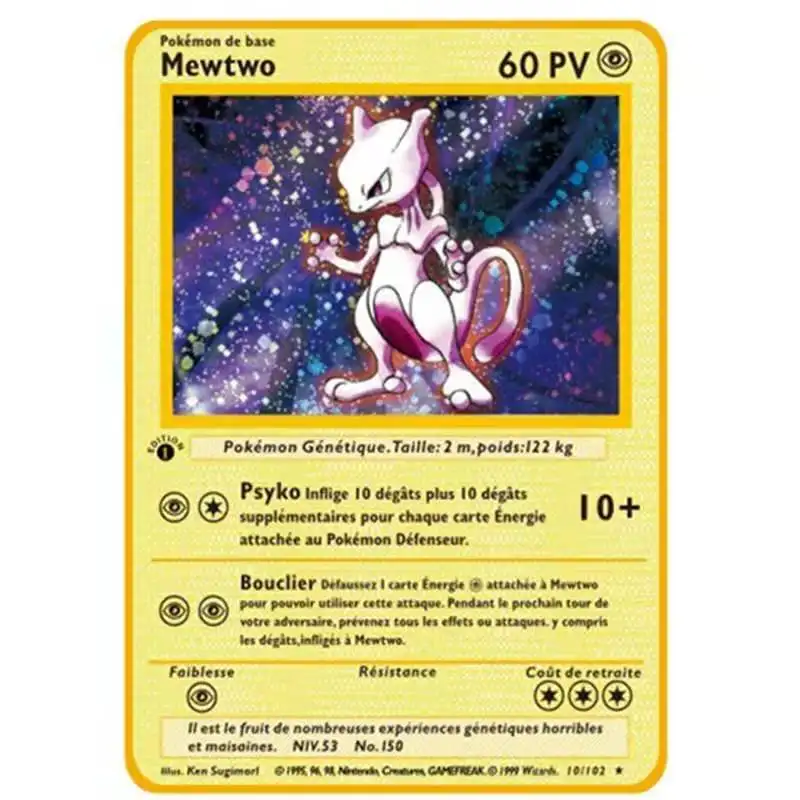 

Pv French Pokemons Card Anime V Vmax Mewtwo Dracaufeu Florizarre Evoli Game Battle Carte Children Pokemon Gold Card Kaarten Toys