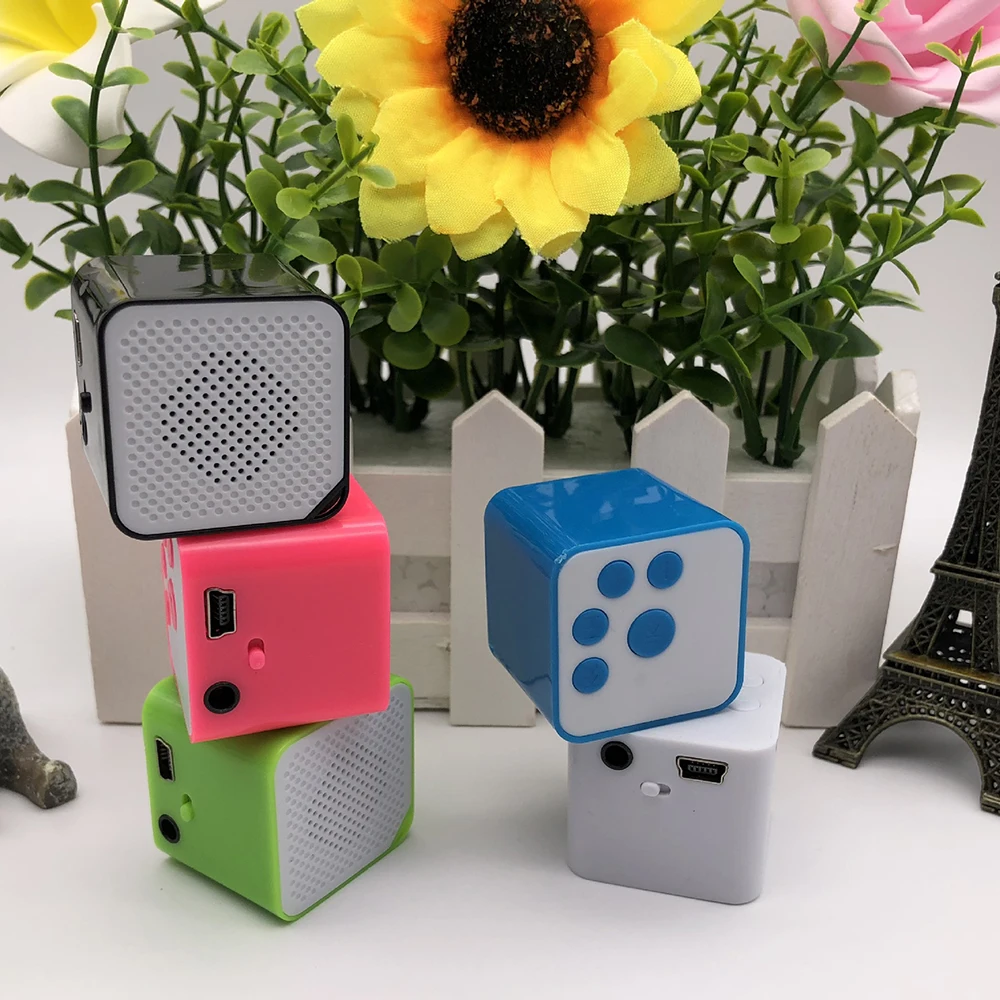 Горячая продажа мини портативный динамик TF USB FM стерео звук s MP3 аудио музыкальный