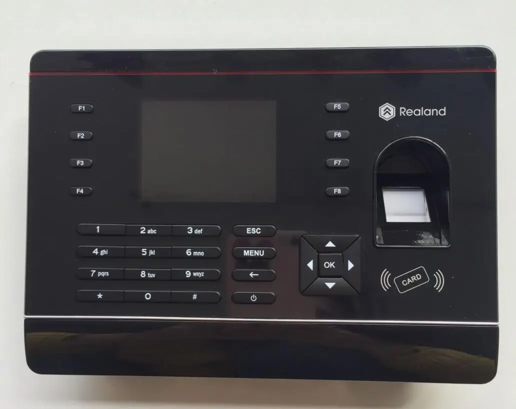 Многофункциональная Проверка времени (карта + отпечаток пальца пароль)