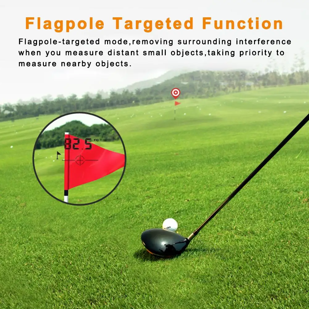 

Mileseey PF210 600M Golf Laser Rangefinder Mini Golf Slope Adjusted Mode Sport Laser Distance M