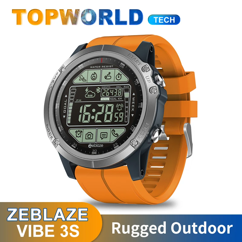 Zeblaze VIBE 3S смарт часы Прочный Спорт на открытом воздухе Водонепроницаемый Смарт в