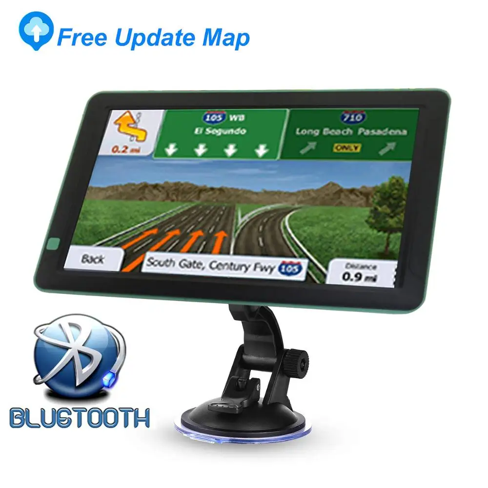 GPS навигатор 9 дюймов емкостный сенсорный ЖК экран 256 Мб Bluetooth спутниковый для
