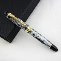 luxury writing rollerball pen with 0 5mm black refill high quality metal ink pens for student office supplies ballpoint pen
