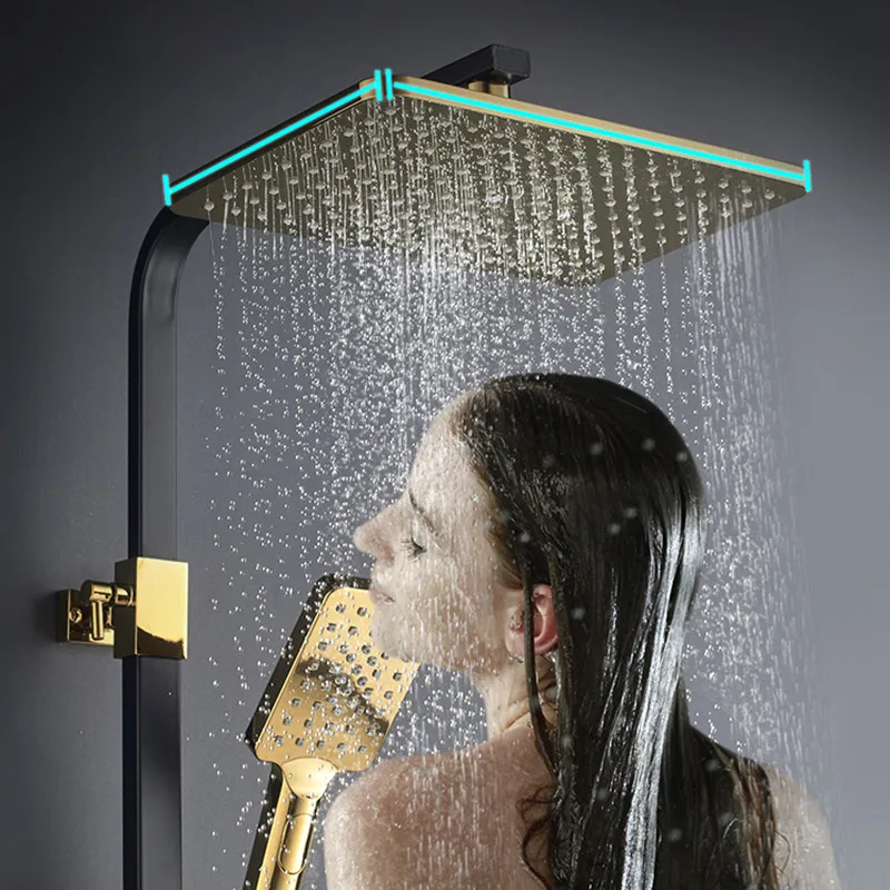 Душевая система для ванной комнаты строительные элементы латунный