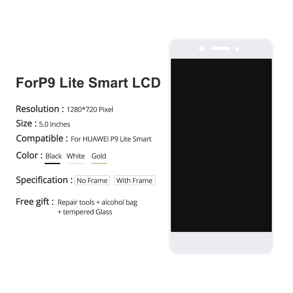 5 0 ''высокое качество для Huawei P9 Lite Смарт DIG-L03 DIG-L22 DIG-L23 ЖК-дисплей + сенсорный