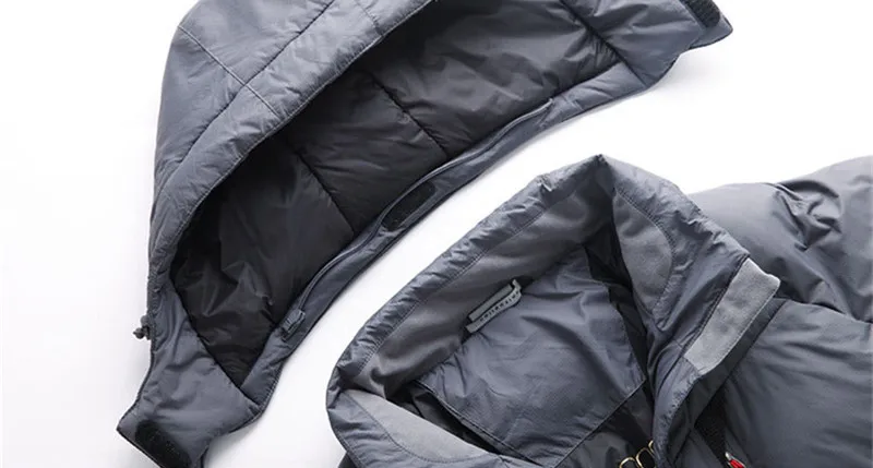 

Men's 2020 White Duck Down Jacket Padded Men Parka Warm Winter Coat Hooded Man Jackets Jaquetas Masculina Inverno