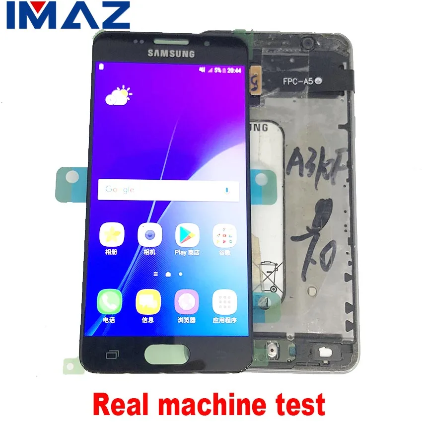 ЖК дисплей IMAZ для Samsung Galaxy A3 2016 с дигитайзером сенсорного экрана A310 A3100|Экраны