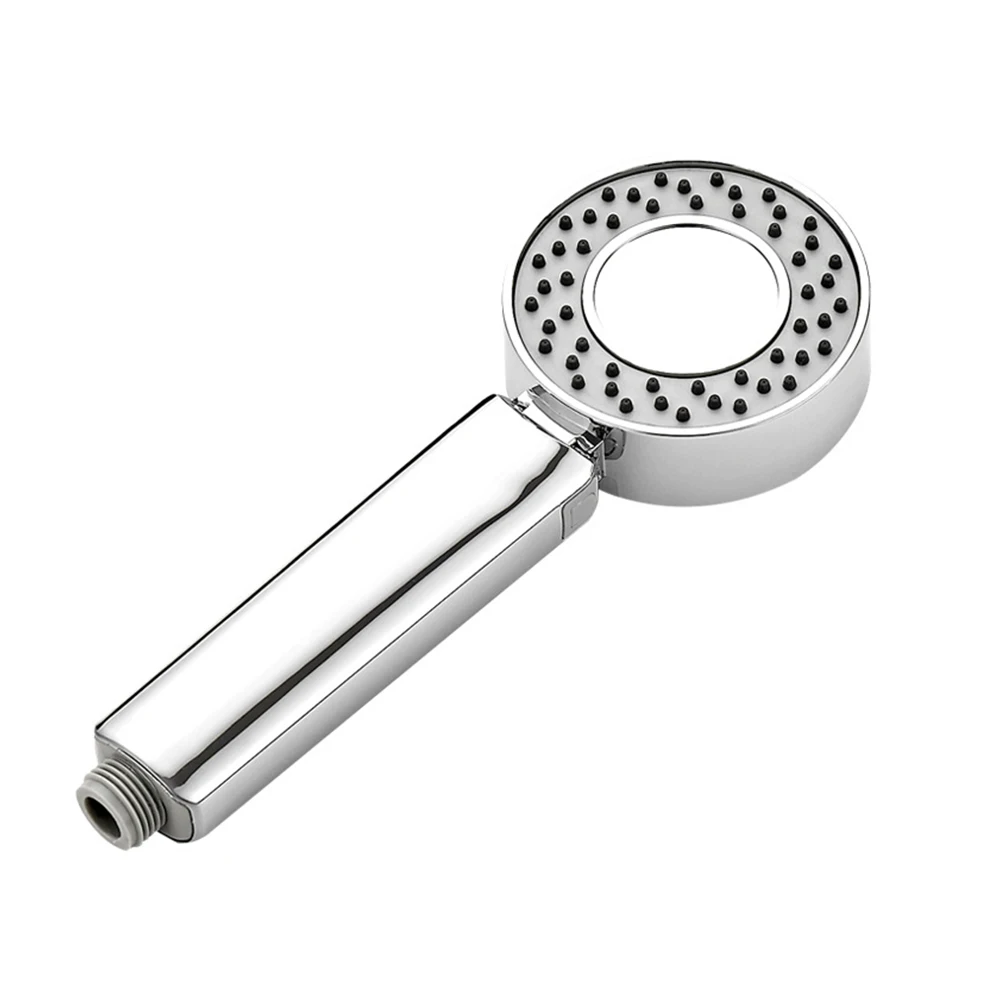 

High Pressure Bathroom Showerhead Double Sided Dual Function Shower Head ABS Water Saving Booster Bath Shower