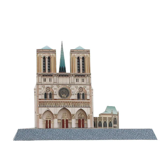 25x16x20 см всемирно известная бумажная 3D модель история нашей дамы архитектурная