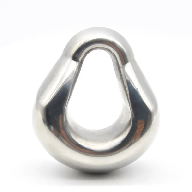 Металлическая подвеска для пениса с шариком из нержавеющей стали кольцо замком