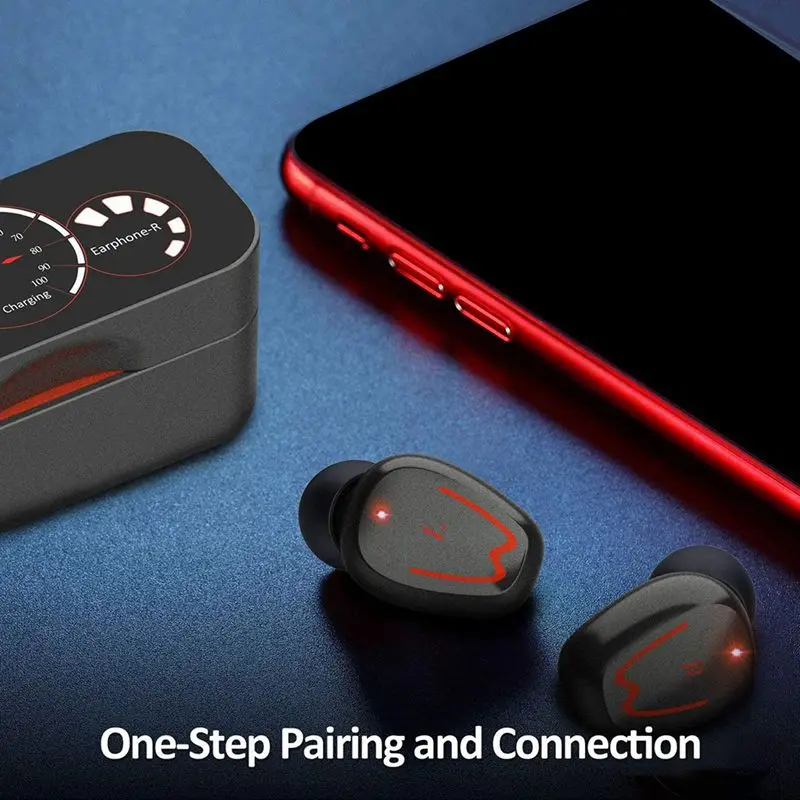 

USB C Headphones IPX7 Waterproof Stereo In-Ear Wireless Bluetooth Headset Motion Noise Reduction Binaural 5.0 Headphone