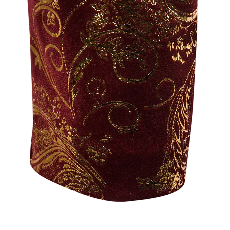 Мужской Блейзер в стиле стимпанк мужской пиджак с цветочным принтом пейсли